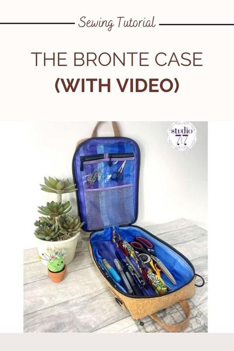 Sewing Storage Bag, Sewing Pattern Storage Ideas, Pattern Storage Ideas, Project Bag Sewing Pattern, Sewing Pattern Storage, Sales Ideas, Pattern Storage, Crafting Space, Mini Suitcase