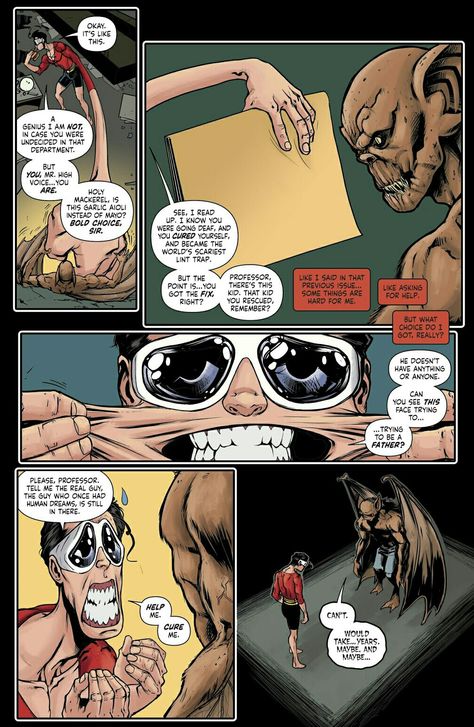 Plastic man #5 Man Bat, Dc Fanart, Patrick O'brian, Plastic Man, Silly Goofy, O Brian, Dc Comic, Detective Comics, Comic Panels