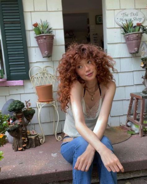 Curly Ginger Hair, Curly Ginger, Cute Dollhouse, June 16, Short Curly Hair, Dream Hair, Ginger Hair, Hairstyles Haircuts, Pretty Hairstyles