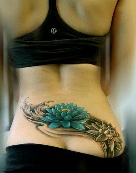 60+ Low Back Tattoos for women | Art and Design Low Back Tattoos, Cover Up Tattoos Before And After, Back Tattoos For Women, Rabe Tattoo, Back Tattoos Spine, Lower Back Tattoo Designs, Cover Up Tattoos For Women, Floral Back Tattoos, Tramp Stamp Tattoos