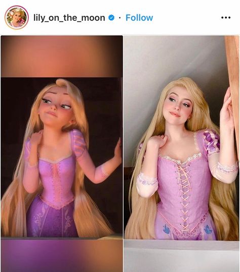 Tangled Cosplay, Rapunzel Cosplay, Rapunzel Costume, Rapunzel Dress, Disney Cosplay, Hair Clothes, On The Moon, Cosplay Outfits, Rapunzel