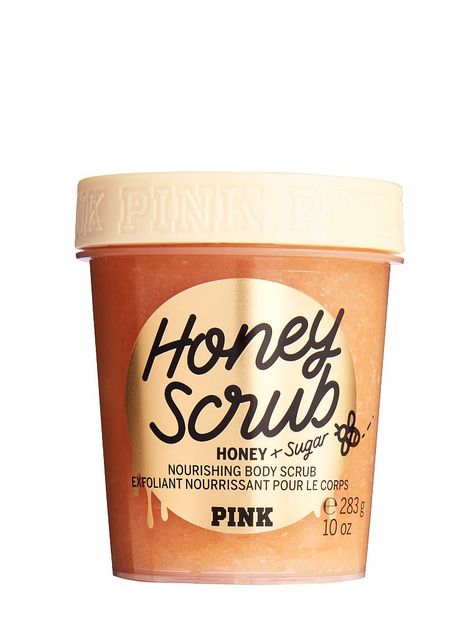 Honey Scrub, Honey Pink, Pure Honey, Baddie Tips, Sugar Crystals, Victoria Secret Body, Body Exfoliator, Liquid Gold, Victoria Secrets