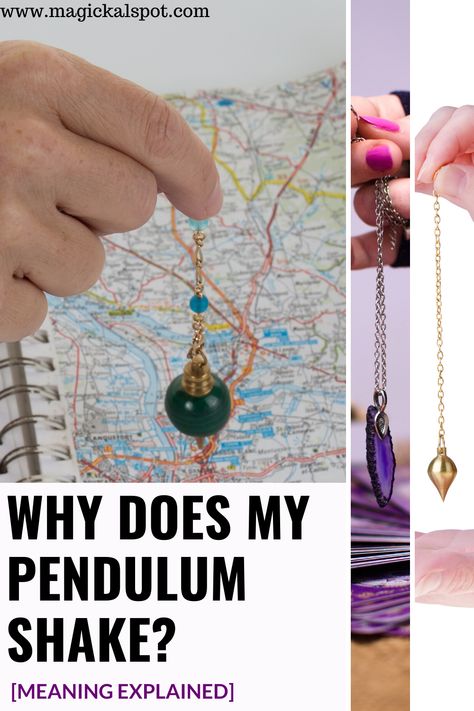 In this article, we'll learn about the meaning behind: Why Does my Pendulum Shakes, how, and why does it happen. Pendulum Movement Meaning, Pendulum Interview, Spirit Pendulum Jar, Pendulum Spells, How To Make A Pendulum, Pendulum Tips, Pendulum Jar, Homemade Pendulum, Pendulum Aesthetic