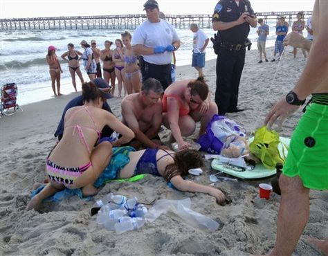 A factor in shark attack increase: More people in water North Caroline, Shark Attacks, North Carolina Coast, North Carolina Beaches, Shark Bites, Oak Island, Pictures Of The Week, White Sharks, Black Lives