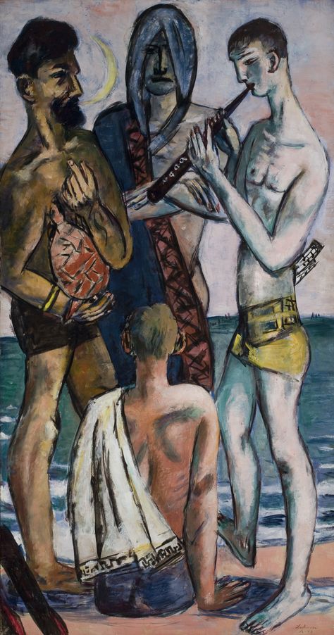 Young Men by the Sea - Saint Louis Art Museum Antoine Bourdelle, Max Beckmann, St Louis Art Museum, George Grosz, Emil Nolde, Degenerate Art, Sea Artwork, George Daniel, St Louis Art