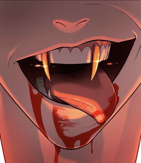 Anime Mouth Smile, Vampire Smile Drawing, Vampire Lips Drawing, Vampire Smile, Anime Nosebleed, Manga Mouth, Mouth Anime Aesthetic, Anime Mouth Drawing, Teeth Drawing