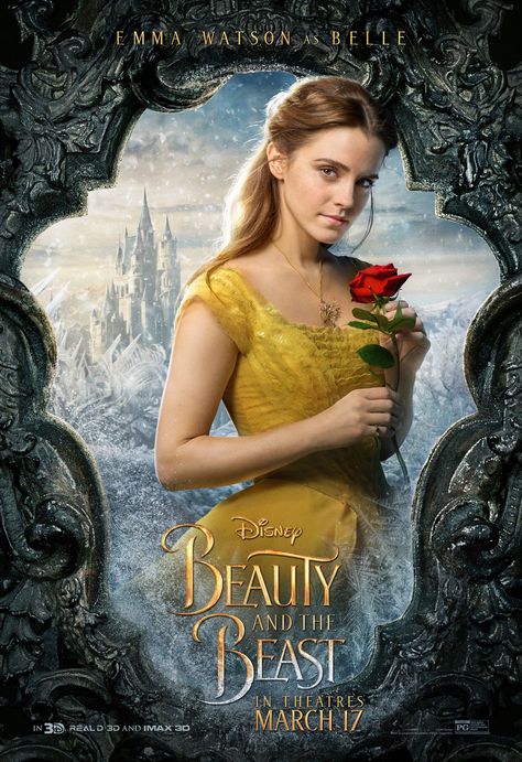 Beauty And The Beast 2017, Emma Watson Belle, Vogue Taiwan, The Beast Movie, Character Posters, Beauty And The Beast Movie, The Beauty And The Beast, Beauty And The Beat, Motion Poster