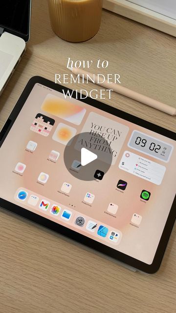 53K likes, 126 comments - hausofplanner on August 28, 2022: "Aesthetic reminders widget!📱✨ This is the most highly requested video on how to make the reminders widget on iPad homescreen. I'm using Reminders app to create a list of reminders, notes or affirmations ,and simply add the widget to the homescreen!📱📝☁️😍💕 〰️ #reminders #ipadaesthetic #homescreensetup #digitalplanning #digitalplanningideas #ipadplanner #ipadplanning #digitalsticker #paperlessplanning #goodnotes #goodnotes5 #goodn Iphone Reminder App Ideas, How To Add Widgets To Ipad, Ipad Homescreen Inspo Aesthetic, Best Apps For Ipad Free, How To Decorate Ipad Homescreen, Reminder Widget Aesthetic, Ipad Organization Ideas, Apps For Widgets, How To Use Goodnotes On Ipad