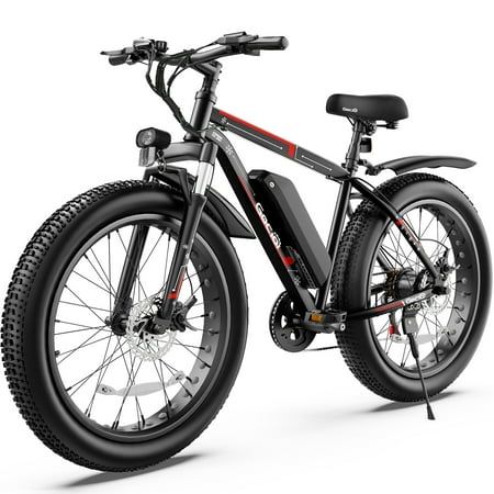 26 inch Big Wheels Fat Tire Electric Bike/ Electric Commuter Bike/ Electric Mountain Bike/Electric Beach Bike/Snow Bike You dont like to limit your rides to one kind of terrain. Rail trails, gravel, city streets, back roads, bike pathsyou want to ride it all! You're looking to expand your horizons with an e-bike so you can ride farther and faster and explore more of the world around !!This upgraded big wheels fat tire electric bike packs all you need to ensure your top performance while out ridi Bike Status, Odd Squad, Electric Commuter Bike, Electric Bike Bicycles, Beach Bicycle, Big Wheels, Fat Tire Electric Bike, Bike Electric, Cruiser Bicycle