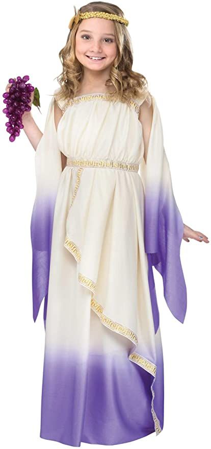 AmazonSmile: Fun World Big Girls' Purple Goddess Costume - M: Toys & Games Greek Gods And Goddesses Costumes, Greek Halloween Costumes, Diy Fantasia, Greek Costume, Diy Costumes Women, Greek Goddess Costume, Diy Kostüm, Holloween Costume, Hallowen Costume