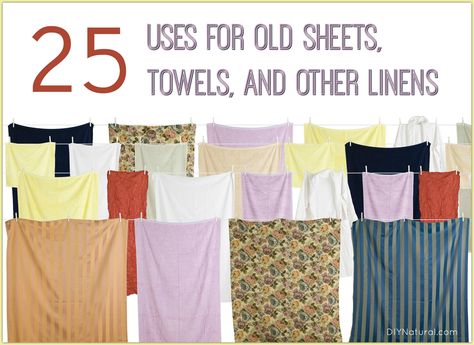 Flat Sheet Repurpose, Upcycle Sheets, Repurposed Sheets, Recycled Towels, 1000 Lifehacks, Old Bed Sheets, Fabric Bin, Emergency Prepardness, Old Sheets