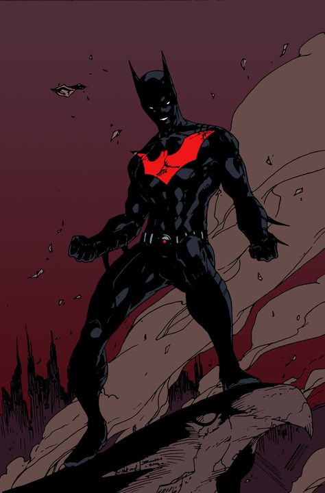 Batman Beyond by Brett Booth by edCOM02.deviantart.com on @DeviantArt Terry Mcginnis, Real Batman, Future Batman, Brett Booth, Batman Comic Wallpaper, Batman Pictures, Bob Kane, Batman Arkham City, Univers Dc