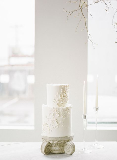 Two Tiered Cake, Wedding Cake Centerpieces, Wedding Cake Options, Cakes Easy, Sarah Harris, Black Wedding Cakes, Romantic Wedding Cake, Tiered Cake, Wedding Sparrow