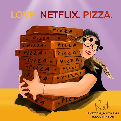 #dodo #love #pizza #food #eat #netflix #illustration #illustrationartists #procreate Eating Pizza Illustration, Netflix Illustration, Pizza Illustration, Pizza Food, American Pie, Love Pizza, Eat Pizza, Design Inspo, Art Digital