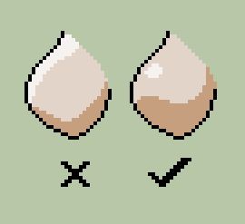 Pixel Art Shading Tutorial, Pixel Art Basics, 1 Bit Art, Basic Pixel Art, Pixel Art How To, Pixel Art Body Base, Pixel Art Guide, Pixel Art Characters Tutorials, How To Draw Pixel Art