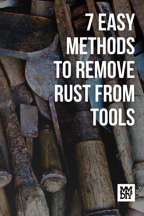 How To Get Rust Off Tools, Clean Rusted Tools, How To Clean Rusty Tools, How To Clean Rust Off Metal, How To Get Rust Off Metal, How To Get Rid Of Rust On Metal, Clean Rusty Tools, Cleaning Rusty Tools, Electrical Tips