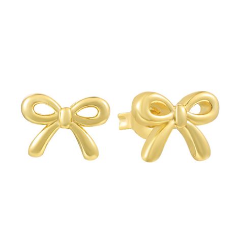 Accessorize your style with the Take A Bow Earrings! These tiny bow studs are the perfect addition to your ear stack, adding a hint of chic, effortless elegance that's sure to turn heads! Show off your style without trying too hard - these earrings do the work for you!