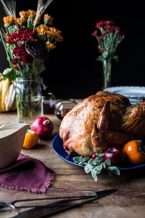 Butter Roasted Turkey, Thanksgiving Menus, Thanksgiving Aesthetic, Christmas Duck, Winter Red, Half Baked, Half Baked Harvest, Thanksgiving Menu, Roasted Turkey