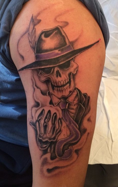 Skullduggery Pleasant Tattoo, Skulduggery Pleasant Tattoo, Skullduggery Pleasant, Anime Sleeve, Skulduggery Pleasant, Childhood Nostalgia, Real Tattoo, Henna Artist, Patch Work