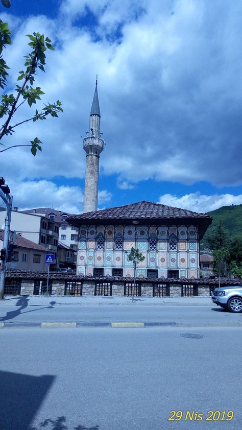 Makedoniya Tetovo...Alaca cami Macedonia Aesthetic, Tetovo Macedonia, Albanian Summer, Aesthetic Eyes, Islamic Architecture, Macedonia, Ferry Building San Francisco, Architecture, Quick Saves