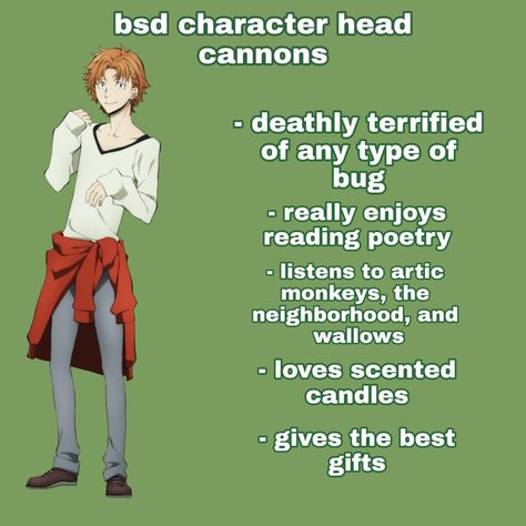 Junichiro Tanizaki Fanart, Bsd Headcannons, Tanizaki Bsd, Bsd Headcanons, Bsd Wan, Head Cannons, Unhealthy Obsession, Artic Monkeys, Poetry Reading