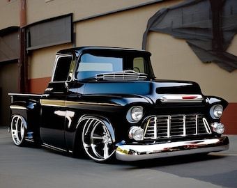 Chevy Truck - Etsy UK Old Dodge Trucks Vintage, Chevy Apache Truck, Chevrolet Trucks C10, 1965 Chevy C10, 55 Chevy Truck, Classic Cars Trucks Chevy, Bmw 635, 57 Chevy Trucks, Concept Cars Vintage