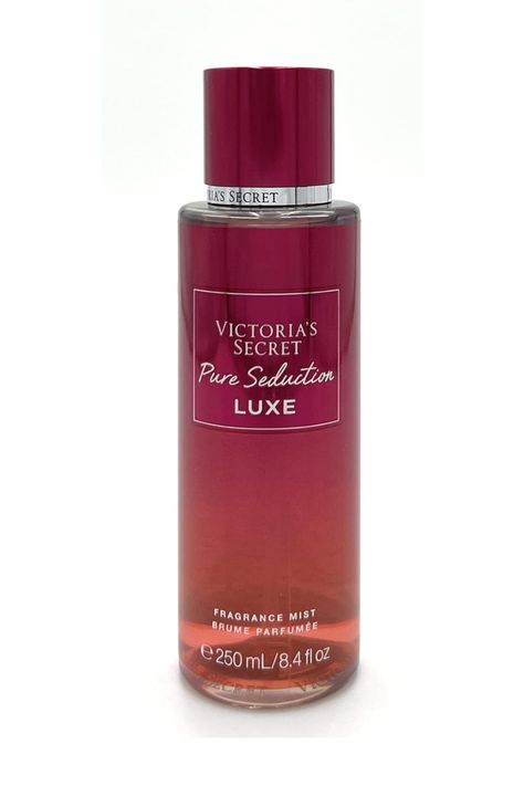 Victoria's Secret Pure Seduction body mist is a luxurious and alluring soft perfume that will leave you feeling confident and irresistible. Our body splash is a romance of succulent red plum and sweet freesia that is alluring and soft on the skin. Fragrance top notes juiced plum and crushed freesia. All night long. Victoria Secret Red Perfume, Soft Perfume, Ching Chong, Victoria's Secret Pure Seduction, Pure Seduction, Body Splash, Red Plum, Victoria Secret Perfume, Feeling Confident