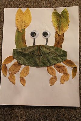 mommy's baby love: fall leaves animal creatures Leaf Crafts Kids, Animal Creatures, Leaf Craft Activities, Autumn Leaves Craft, Leaf Collage, Leaf Projects, Leaf Animals, Leaf Crafts, Fall Crafts For Kids