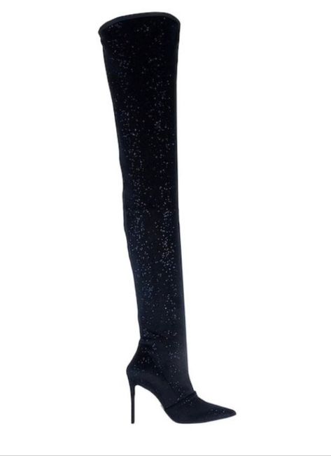 Glitter Thigh High Boots, Jean Thigh High Boots, Velvet Thigh High Boots, Balmain Boots, Balmain Shoes, Leather Thigh Boots, Thigh High Suede Boots, Heel Stretch, Leather Thigh High Boots