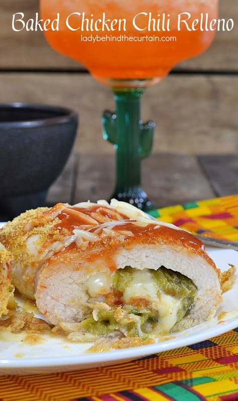 Baked Chicken Chili Relleno Recipe Chicken Chili Relleno, Chicken Chili Relleno Recipe, Chili Relleno Recipe, Stuffed Chili Relleno Recipe, Mexican Feast, Fiesta Recipes, Chicken Chile, Chicken Supreme, Chili Relleno