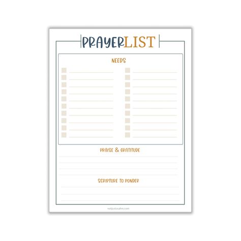 Free Printable Prayer List Template Prayer List Printable, List Template Free Printable, Prayer List Template, Prayer Journals, Printable Prayers, Bible Stuff, Prayer List, Sunday School Lessons, So Busy