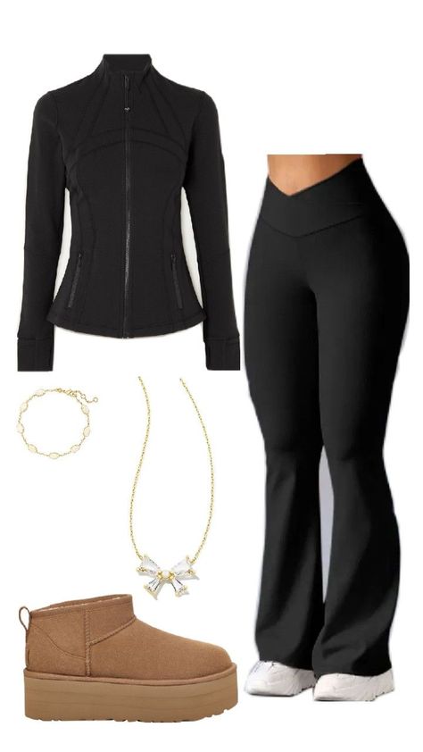 lululemon All Lululemon Outfit, Black Lulu Jacket Outfit, Lululemon Outfit Black, Lululemon Outfit Aesthetic, Lululemon Outfit Ideas, Lululemon Aesthetic, Lululemon Outfit, Lulu Outfits, Kids Nail Designs