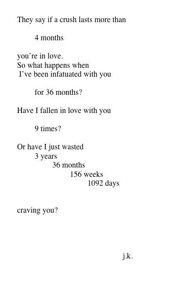 3 years, 36 months, 156 weeks, 1092 days Life Quotes Love, Poem Quotes, Crush Quotes, Deep Thought Quotes, Poetry Quotes, Pretty Words, Cute Quotes, Pretty Quotes, Thoughts Quotes