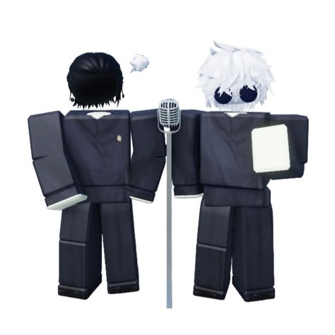 matching roblox avatars ; jujutsu kaisen, satosugu. my tankz to my personal stylist soren ( ^ w ^ ) Matching Roblox Avatars, Avatar Cosplay, Roblox Emo Outfits, Cat Drawing Tutorial, Doctor Outfit, Avatar Funny, Roblox Guy, Roblox 3, Female Avatar