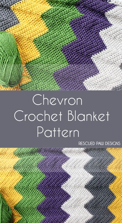 Rescued Paw Crochet Chevron Blanket, Chevron Crochet Blanket, Crochet Baby Blanket Sizes, Chevron Crochet Blanket Pattern, Crochet Blanket Chevron, Crochet Chevron, Ripple Afghan, Chevron Crochet, Chevron Blanket