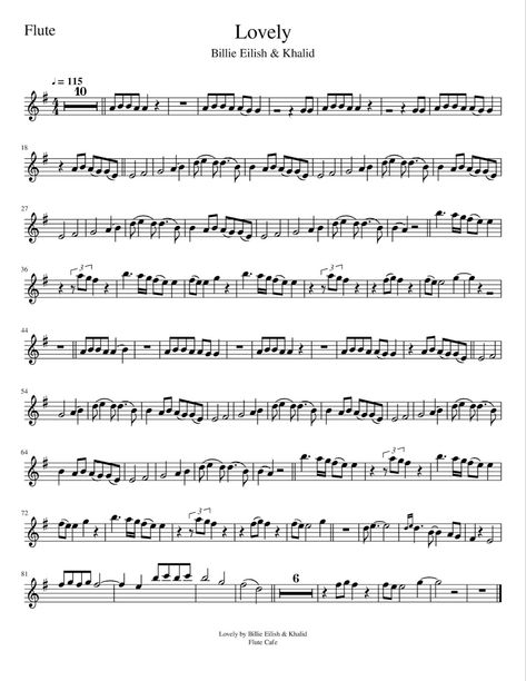 Flute Notes, Lana Del Rey Flute Sheet Music, Fallen Down Flute Sheet Music, Never Gonna Give You Up Flute Sheet Music, Lovely Violin Sheet Music, River Flows In You Violin Sheet Music, Free Violin Sheet Music, Piano Songs Sheet Music, Trumpet Music