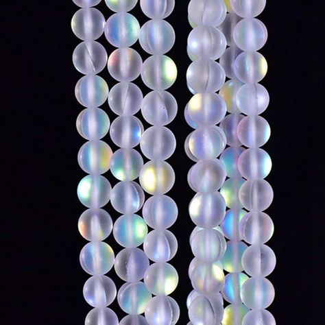 PRICES MAY VARY. Material: Natural White Mystic Aura Quartz Gemstones Loose Beads for Jewellery Making Dia: 8mm; Hole Dia: 1mm;1 Strand (15 inches / Strand ; 48pcs / Strand) WIDE USAGE: beads are excellent for Beading, Jewelry Making, Jewelry Design, DIY gifts, Arts & Craft, Necklaces, Bracelets, Yoga bracelets, Earrings, Ring, Home & Wedding Decoration. Note: All stones are unique and may vary from the one shown in the picture. Asingeloo diy gemstone loose beads are perfect for your jewelry pro Beads To Make Bracelets, Mermaid Glass, Diy Gemstone, Home Wedding Decorations, Titanium White, White Rainbow, Handmade Wire Jewelry, Aura Quartz, Quartz Bracelet