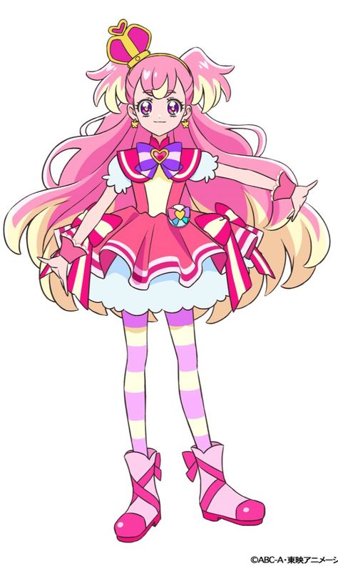 Precure Characters, Princess Precure, Precure Design, Precure Oc, Precure Outfits, Magical Girl Oc, Wonderful Precure, Precure Fanmade, Smile Precure