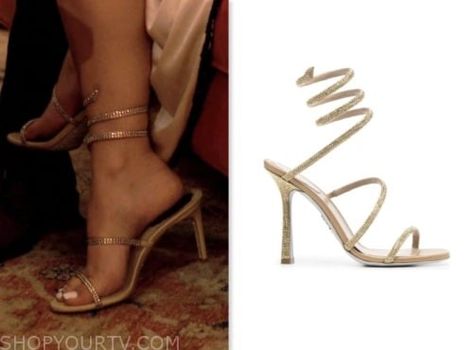 The Bachelor: Season 28 Episode 2 Maria Georgas's Gold Embellished Strappy Sandals Heels Maria The Bachelor, Movie Fashion Outfits, The Bachelor, Movie Fashion, Style Upgrade, Strappy Sandals Heels, Strappy Sandals, Sandals Heels, Fashion Looks