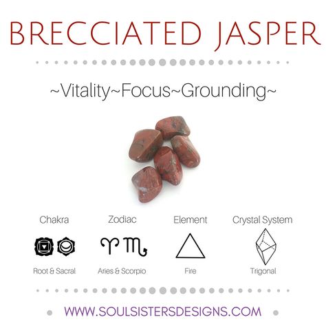 Brecciated Jasper Brecciated Jasper Crystal Meaning, Crystal Lattice, Brecciated Jasper, Crystal Uses, Gemstone Properties, Crystal System, Metaphysical Healing, Spiritual Crystals, Gemstone Meanings