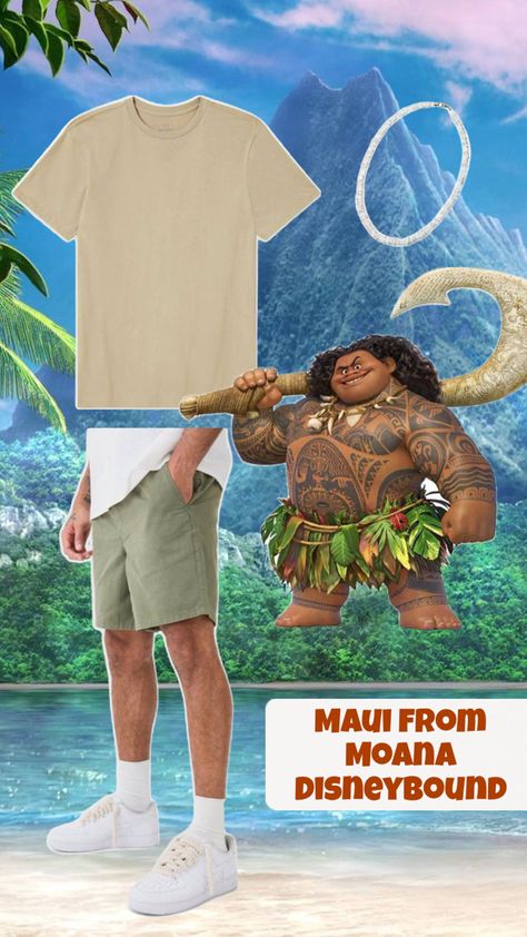 Maui from Moana Disneybound Maui Outfit, Maui From Moana, Moana Disneybound, Maui Disney, Maui Moana, Disney Outfit, Disney Outfits, Moana, Maui