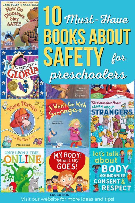 Safety Lessons For Kindergarten, Safety Books For Preschool, Classroom Safety Activities, Kindergarten Safety Lessons, Preschool Safety Lessons, School Safety Crafts For Toddlers, Safe Choices Preschool, Body Safety Activities For Kids, Preschool Safety Theme