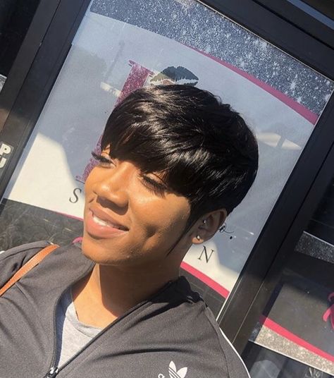 Sew In Pixie Weave, 27 Piece Quick Weave Hairstyles Pixie Cuts Black Women, 27 Piece Quick Weave Hairstyles, 27 Piece Quick Weave, Short Quick Weave Hairstyles, Weave Ideas, 27 Piece Hairstyles, Short Quick Weave, Pixie Wigs