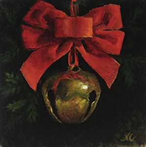 Christmas Paintings On Canvas, Christmas Artwork, Painting Competition, Christmas Card Art, Holiday Painting, Still Life Oil Painting, Seasons Art, Christmas Drawing, Jingle Bell