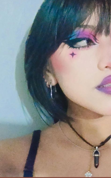 Bisexual Pride Makeup, Gay Makeup, Normal Makeup, Bold Eye Makeup, Cute Eye Makeup, Pride Makeup, Formal Makeup, Eye Makeup Pictures, Dope Makeup