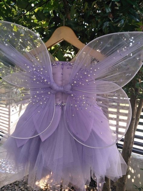 Purple Fairy Costume, Obličejové Masky, Butterfly Themed Birthday Party, Purple Flower Girls, Toddler Fancy Dress, Purple Flower Girl Dress, Purple Girls Dress, 2nd Birthday Outfit, Purple Tulle