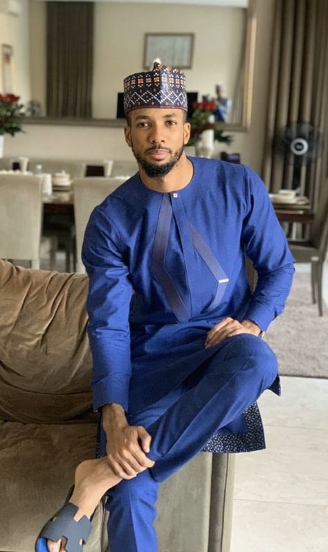 African Kaftan, African Suit, Prom Suit, Nigerian Men Fashion, African Wear Styles For Men, African Attire For Men, African Shirts, Prom Suits, Native Style