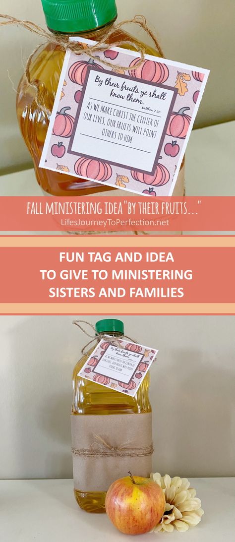 By Their Fruits Ye Shall Know Them, Fall Ministering Ideas, Ministering Conference Ideas, Thanksgiving Ministering Ideas, October Ministering Ideas, September Ministering Ideas, November Ministering Ideas, Lds Ministering Ideas, Ministering Sister Ideas