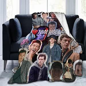 Arichwhoo Tom Holland Fleece Throw Blanket Lightweight Bed Blanket Soft Flannel Throw Blankets for Couch & Bed Harry Styles Blanket, Fuzzy Throw Blanket, Lightweight Bedding, Fuzzy Blanket, Valentine Gifts For Mom, Summer Quilts, Matthew Gray Gubler, Winter Print, Soft Throw Blanket