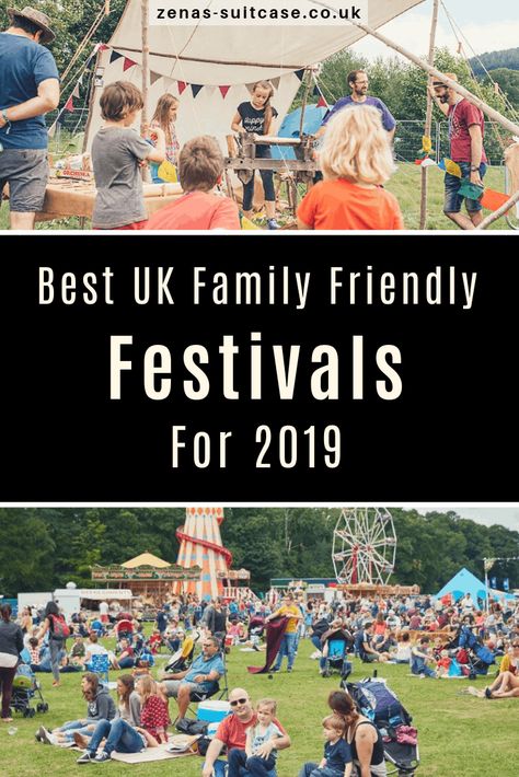 Here's The Best Family Friendly Festivals For 2019 including dates, venues and ticket info - perfect for planning your summer fun Family Festival Ideas, Kids Festival, Uk Festivals, Summer Fest, Uk Summer, Family Festival, Festival Ideas, Festival Inspo, Travel Uk